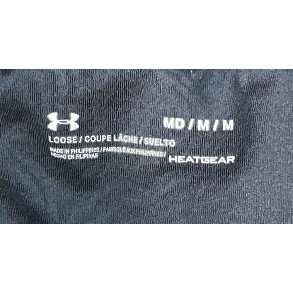 Under Armour UA Fly By Black Lined Athletic Shorts Women’s Sz Medium Gym Workout - Picture 7 of 8